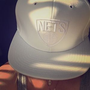 Nets basketball flat brim hat SnapBack